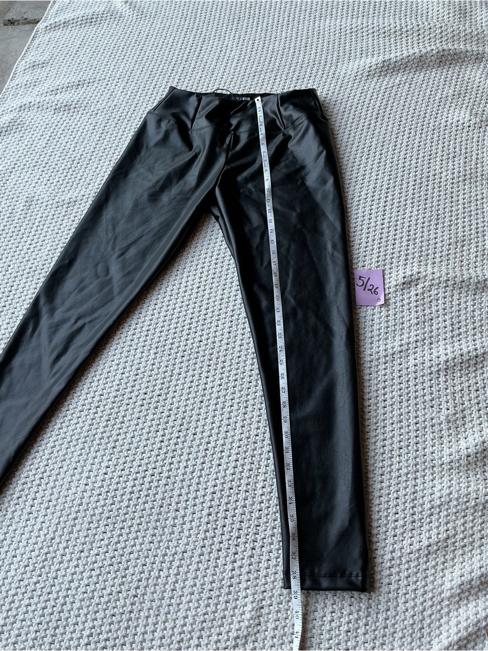 Fashion Nova Faux Leather Jeans - Black / New With Tags (leggings) - Picture 4 of 8